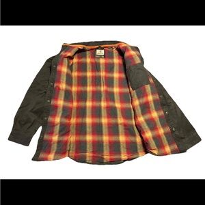 Legendary Whitetails Men’s Red and Yellow Plaid Jacket
